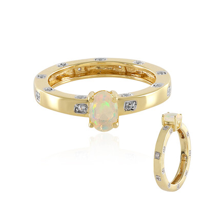 Zilveren ring met een Welo-opaal