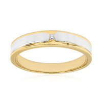 Gouden ring met een Diamant SI2 (G)