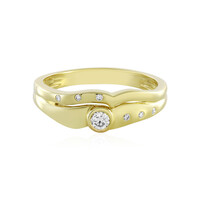 Gouden ring met een Loepzuivere (F) Diamant (LUCENT DIAMONDS)