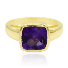 Gouden ring met een Uruguay amethist