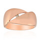 Zilveren ring met een SI1 Argyle Rose De France Diamant (Annette)