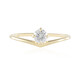 Gouden ring met een IF (G) Diamant (de Melo)