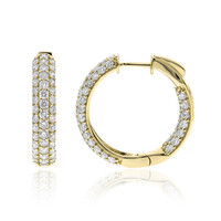 Gouden oorbellen met I1 (H) Diamanten (CIRARI)