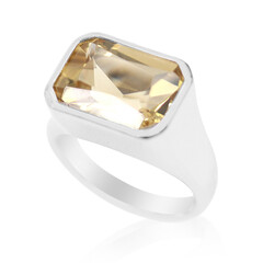 Zilveren ring met een Gouden Labradoriet