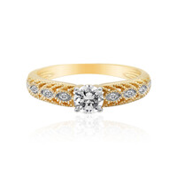 Gouden ring met een Diamant SI1 (G)