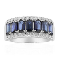Gouden ring met Blauwe Ceylon saffieren (CIRARI)