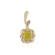 Gouden hanger met een I2 Gele Diamant