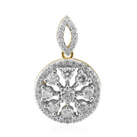 Gouden hanger met een Diamant SI1 (G)
