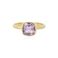 Zilveren ring met een lavendel amethist