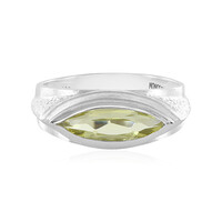 Zilveren ring met een Ouro Verde kwarts