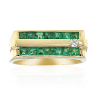 Gouden ring met AAA Zambia smaragden (CIRARI)