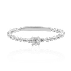 Zilveren ring met een zirkoon