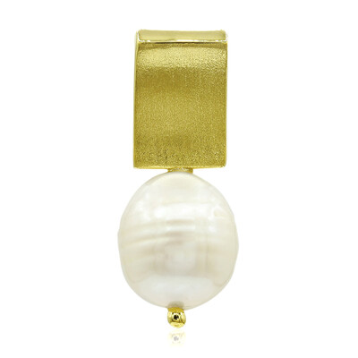 Zilveren hanger met een zoetwater kweekparel (TPC)