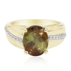 Gouden ring met een andalusiet