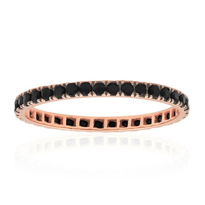 Gouden ring met zwarte onyxen (Estée Collection)