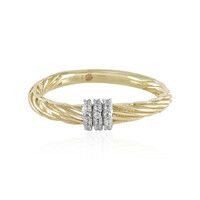 Gouden ring met zirkonen (Ornaments by de Melo)