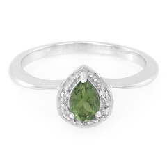 Zilveren ring met een Russische apatiet