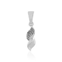 Zilveren hanger met I3 (H) Diamanten