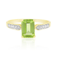 Gouden ring met een peridoot