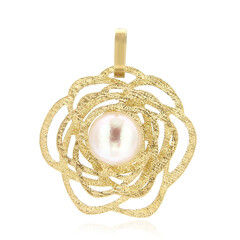 Gouden hanger met een zoetwater kweekparel