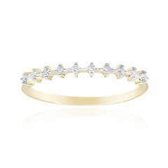 Gouden ring met Diamanten SI1 (G)