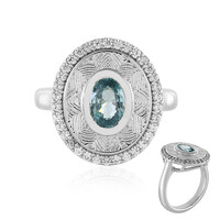 Zilveren ring met een Ratanakiri zirkoon