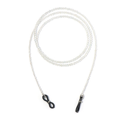 Zilveren accessoire met witte topaasstenen