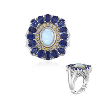 Zilveren ring met een Welo-opaal (Dallas Prince Designs)