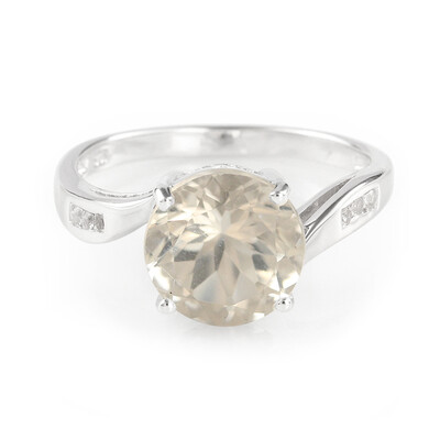Zilveren ring met een Orthoklaas