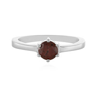 Zilveren ring met een roze zirkoon