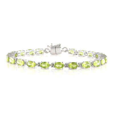 Zilveren armband met peridoots
