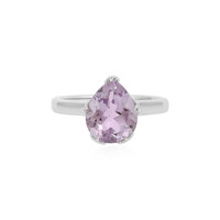 Zilveren ring met een lavendel amethist