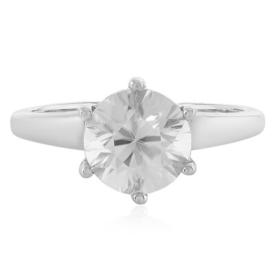 Zilveren ring met een zirkoon
