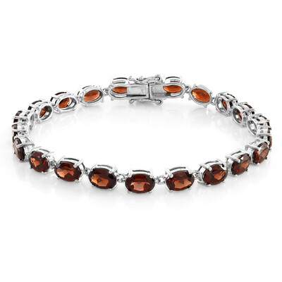Zilveren armband met Mozambique granaten