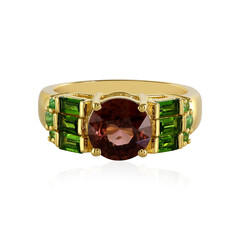 Zilveren ring met een Mahagoni Zirkoon (Adela Silber)