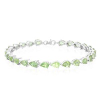 Zilveren armband met Paraiba toermalijnen