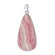 Zilveren hanger met een rhodochrosiet (Bali Barong)