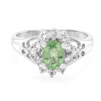 Zilveren ring met een Munt Kyaniet