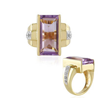 Zilveren ring met een lavendel amethist