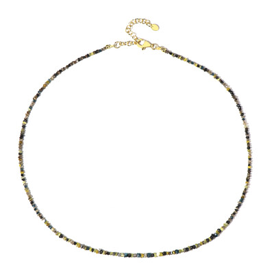 Zilveren halsketting met diamanten
