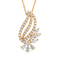 Gouden halsketting met Loepzuivere (F) Diamanten (LUCENT DIAMONDS)