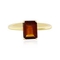 Zilveren ring met een Madeira citrien