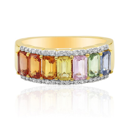 Gouden ring met saffieren (Adela Gold)