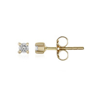 Gouden oorbellen met IF (G) Diamanten