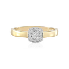 Gouden ring met SI2 (H) Diamanten (de Melo)