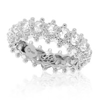 Zilveren ring met zirkonen (Dallas Prince Designs)
