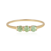 Gouden ring met demantoiden