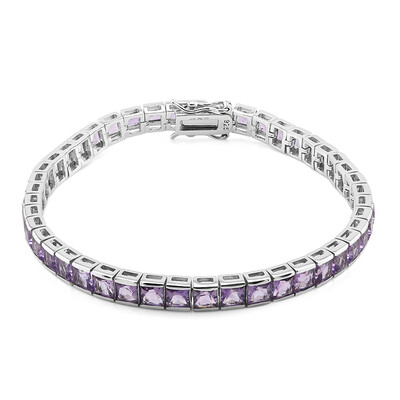 Zilveren armband met amethisten