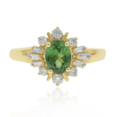 Gouden ring met een AAA tsavoriet (CIRARI)