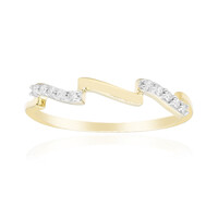 Gouden ring met Diamanten SI1 (G)